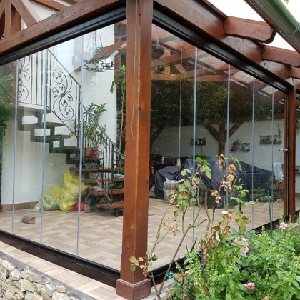 mobil rendszerű üvegterasz rendszerek