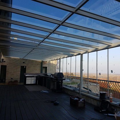 pergolarendszerek, üvegtetők, teraszfedés