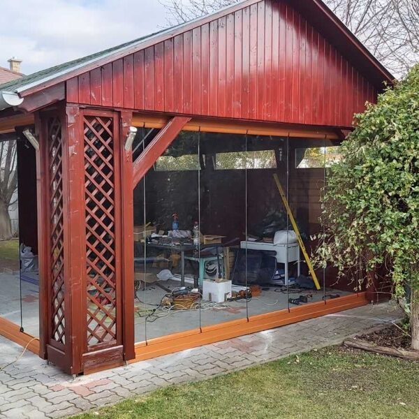 üvegfal beépítés